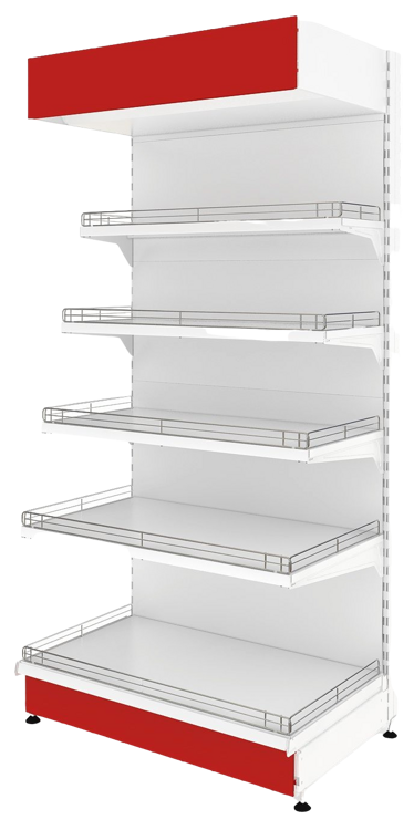 Стеллаж пристенный прямой Купец  L1200 , H2200